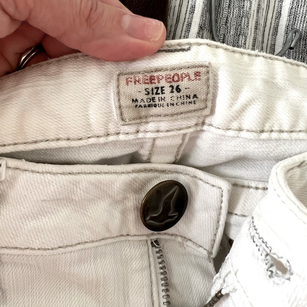Free People White Skinny Jeans - Picture 11 of 11